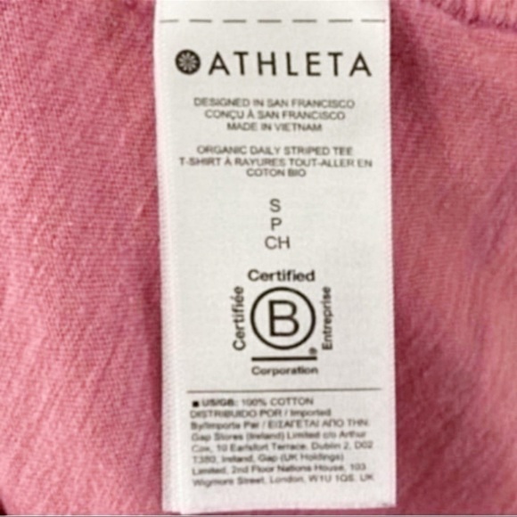 ATHLETA Organic Daily Striped Tee - Picture 5 of 6